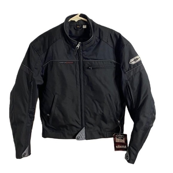 Castle Escape Jacket XS Men’s Black Motorcycle Utility Coat NEW - Picture 1 of 11
